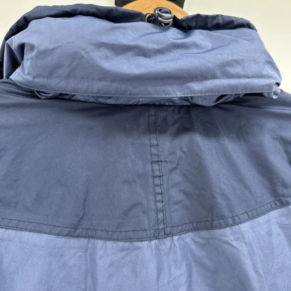 Port Authority Anacortes Mens Small Jacket Windbreaker Waterproof Hooded‎ Blue